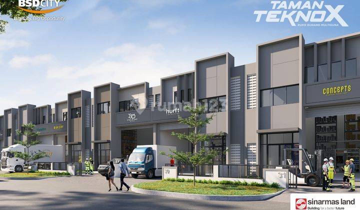 Ruko Serbaguna Diskon 12,5% Taman Tekno X C1 Lebar 6 BSD City 2