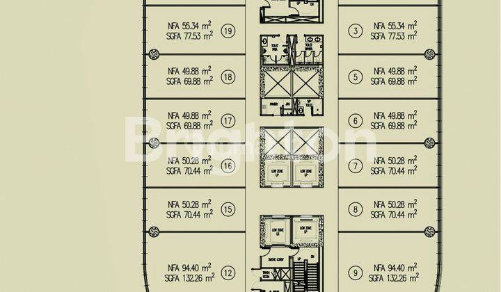 Office tower lokasi strategis 1