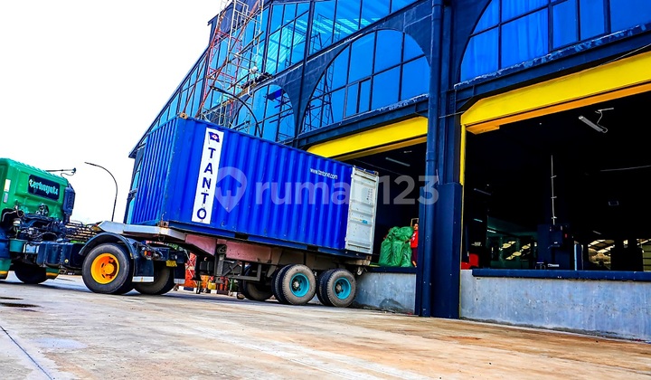 Gudang Bagus di kali angke, Lt 15000 m2, Lb 6172 m2
