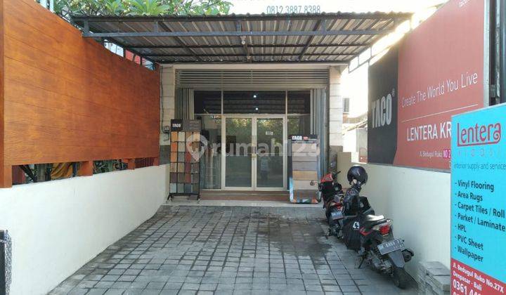 For Sale and Rent 2 Floor Shophouse in Strategic Location in Denpasar 1