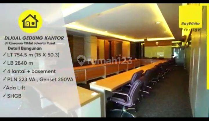 Gedung Kantor Cikini Bagus Siap Pakai Super Nego Sampai Deal 1