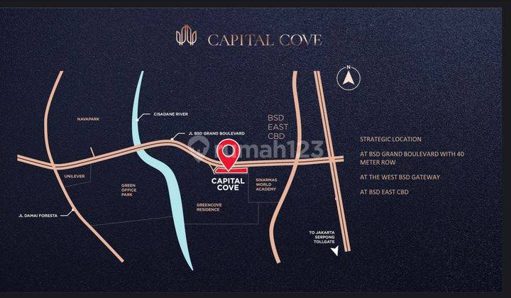 Capital Cove BSD City New Concept Business Loft Investment 16.2M 2