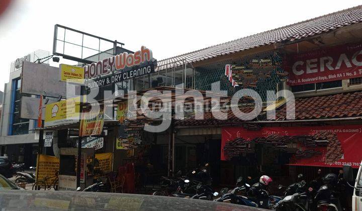 RUKO STRATEGIS 2 LANTAI BULEVARD RAYA KELAPA GADING 2