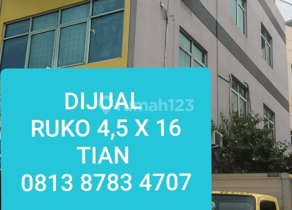 Ruko komersil 3 1/2 lantai di Pangeran Jayakarta Jakarta Pusat. Lokasi bagus dan berada dalam komplek. Cocok untuk kantor &amp; Usaha 2