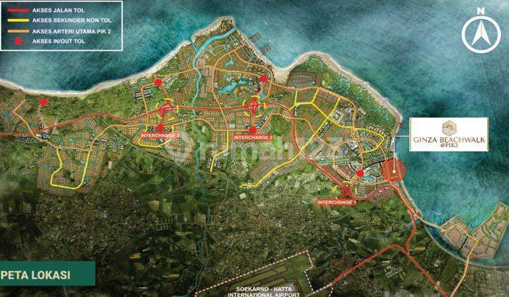 Soho Ginza Beachwalk Uk 12x36 Pantai Indah Kapuk Pik Pik2, Bagus 