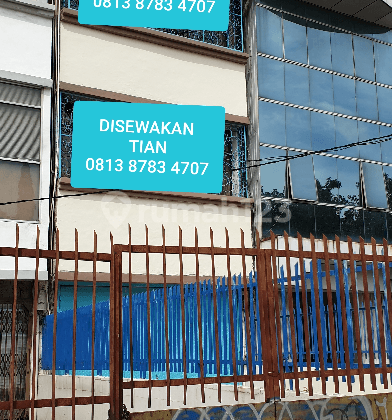 Ruko Komersil 3 1/2 lantai siap huni, baru renov di Cideng Barat Jakarta Pusat. Lokasi sangat strategis, cocok untuk kantor, usaha maupun gudang 2