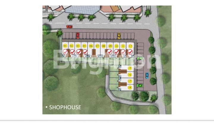 RUKO 3LT SIAP HUNI LINGKUNGAN APARTEMEN BARSA CITY 2