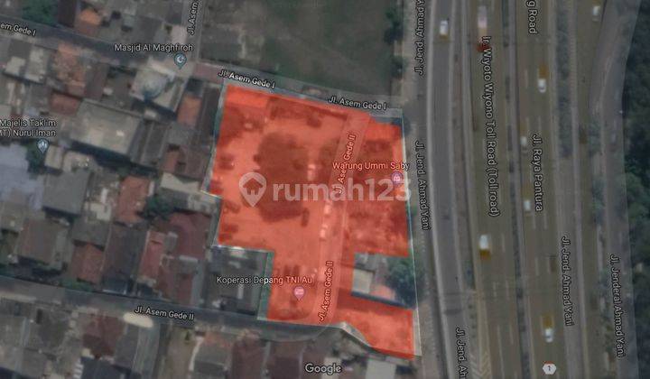 Tanah Kavling Komersil di Jalan Raya Ahmad Yani Jakarta Timur 2650m2 Lebar muka 37m 1