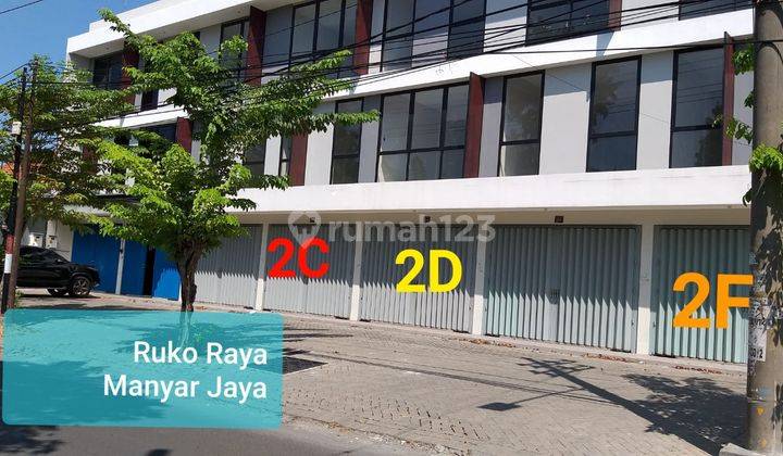 RUKO BARU RAYA MANYAR JAYA. 1