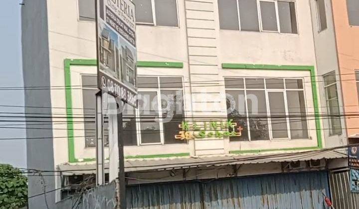 Ruko gandeng 3 lantai strategis di pinggir jalan raya Curug dekat Paramount petals 1