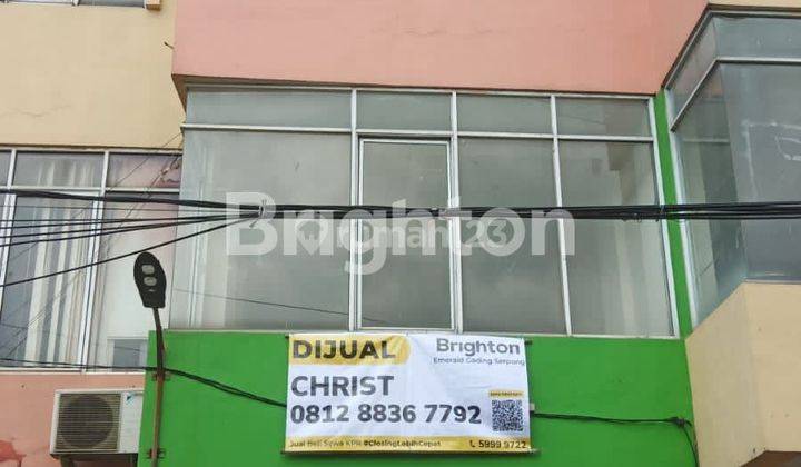 Ruko 3 lantai strategis pinggir jalan raya curug dekat paramount petals 1