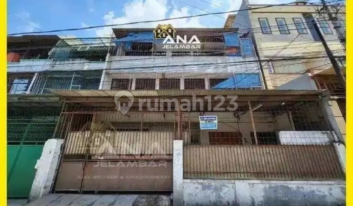Ana* Ruko Gandeng Murah Luas 10.3x20m 3lt Cocok Konveksi Di Jelambar - * Good-deal!!* 1