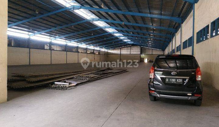 Gudang Luas 3200 M2 Lokasi Strategis Pinggir Jalan Di Alexindo Sumarecon Bekasi   1