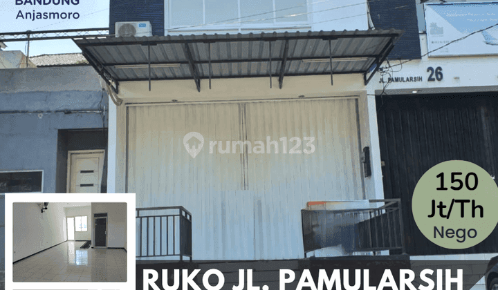 Disewakan Ruko 2 Lt Jl Pamularsih 2