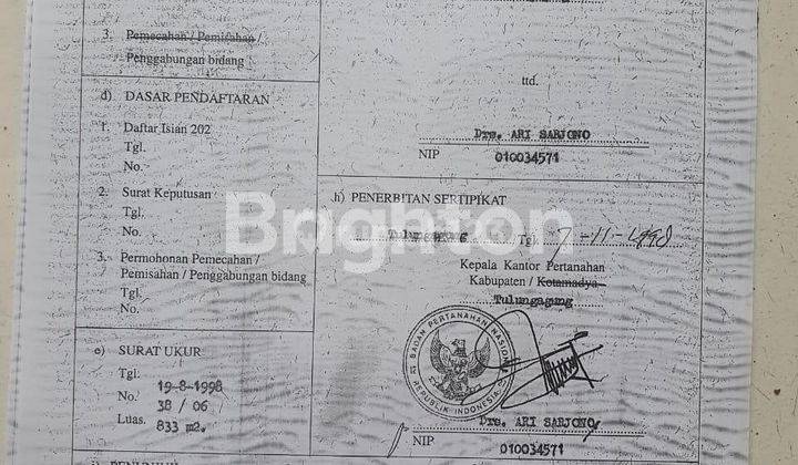 RUKO BESERTA GUDANG  0 JALAN ASPAL 2