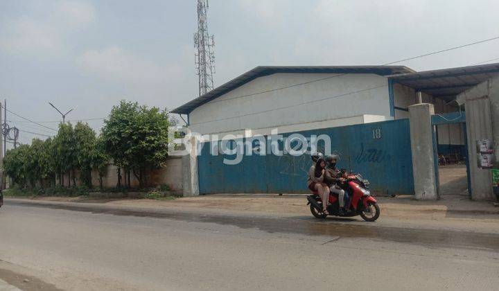 ex pabrik di lokasi prima legok dekat pabrik JOTUN tangerang 1