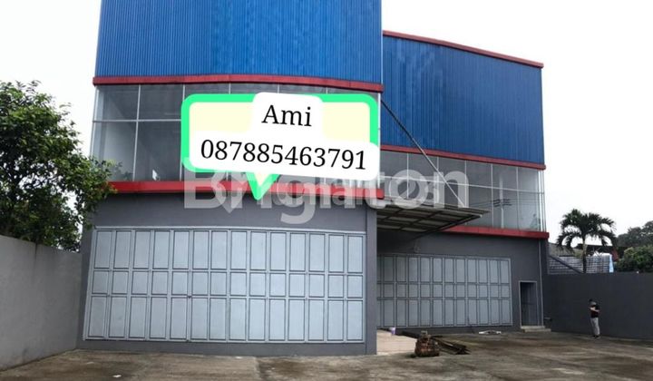 GEDUNG 3 LANTAI SIAP PAKAI ADA LIFT BARANG DAN LOADING DOC DI JL RAYA SUKABUMI