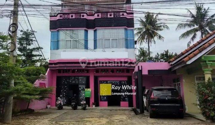 Ruko 2 pintu di jalan Urip Sumoharjo Wayhalim Bandarlampung 1