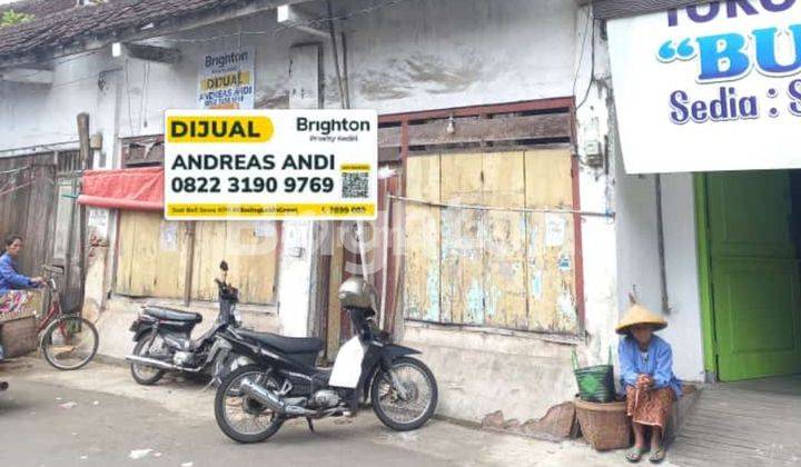 RUKO  AREA PASAR. RAMAI. BANGUNAN TINGGAL FINISHING 1