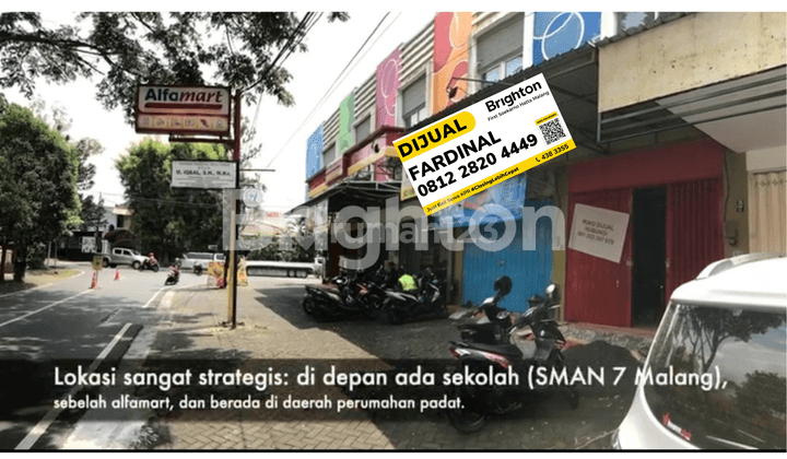 RUKO STRATEGIS 2 LANTAI DI JALAN CENGGER AYAM, TULUSREJO, LOWOKWARU, KOTA MALANG 1