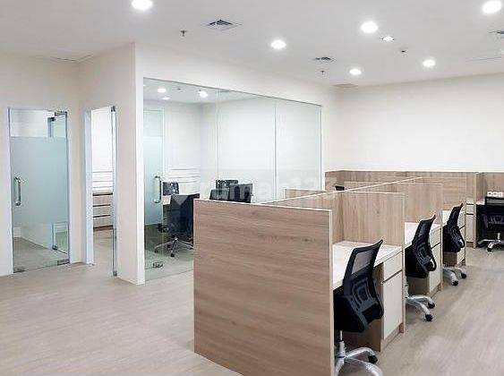 Office Disewakan Di District 8 luas 133m fully furnished SCBD Jakarta Selatan 1