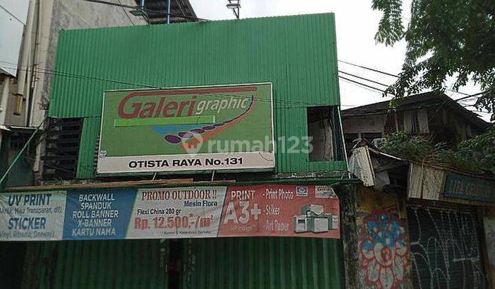 Dijual Cepat Ruko di Jalan Otista Raya Lokasi Strategis 1