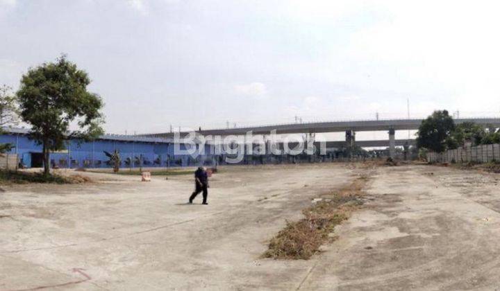 Lahan Gudang Outdoor di Lambang sari Tambun Selatan Bekasi 2