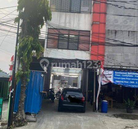 Lokasi Strategis ruko 4 lt siap huni pinggir jalan akses 2 mobil lowong di condet dekat raya bogor 1