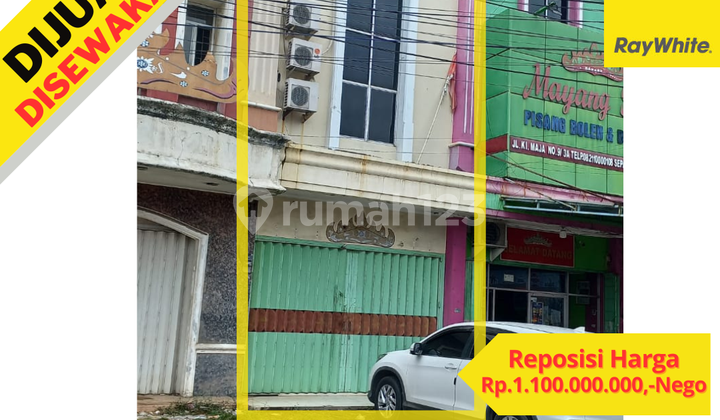Cheap shophouse location on Way Halim, Bandar Lampung. 1