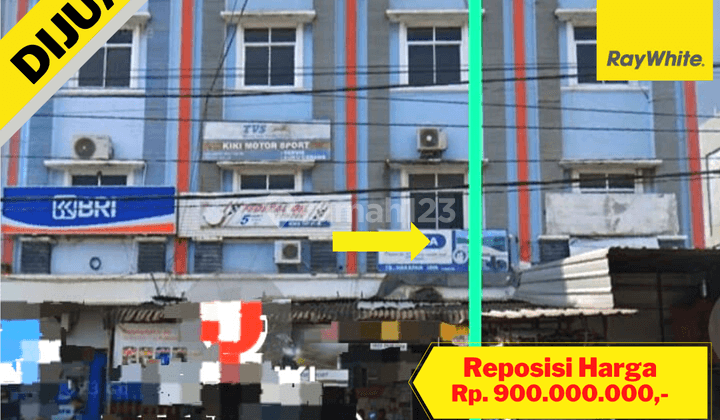 MURAH RUKO  3 LANTAII TELUK BETUNG NEGO 1