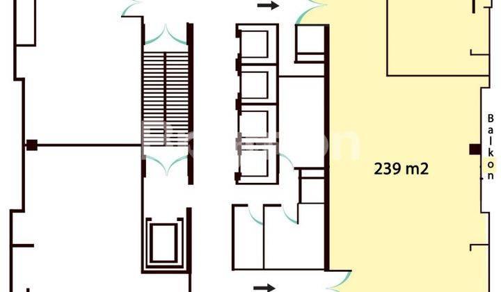 PERKANTORAN BELLEZA, PERMATA HIJAU, SIMPRUG, DI ATAS APARTEMEN 2