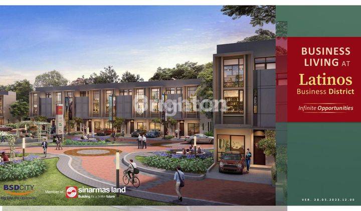 Ruko 3 Lantai Modern tepat di sisi jalan super ramai di BSD City Tangerang 1