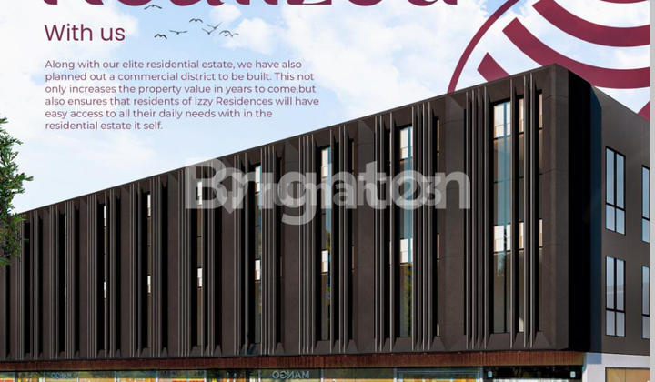 Ruko 3 lantai izzy residance Design Modern & Kekinian