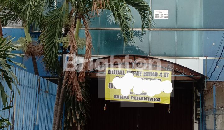 RUKO 4 LANTAI SIAP HUNI COCOK UNTUK KANTOR BIMBEL DLL DI RAWASARI JAKARTA PUSAT