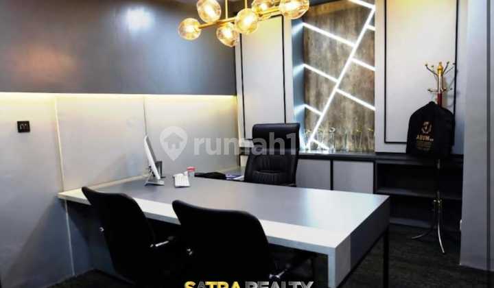 FOR RENT OFFICE SPACE SUDIRMAN TOWER 350m2 SEMI FURNISHED