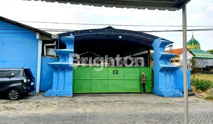 Former cardboard box factory warehouse in Cerme, Gresik, East Java.