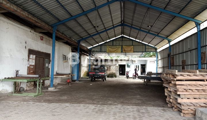 Former cardboard box factory warehouse in Cerme, Gresik, East Java.
