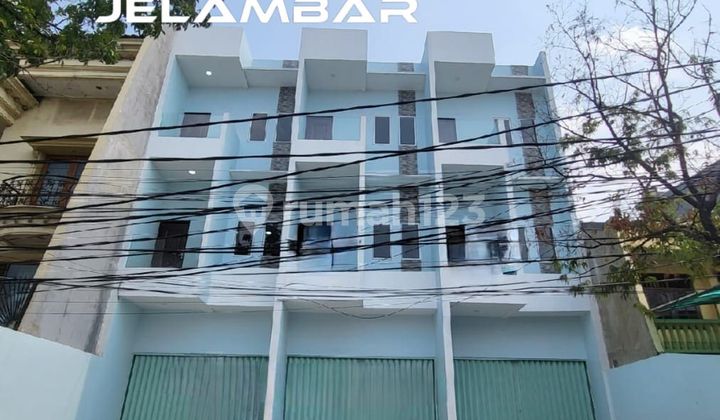 ANA RUKO BARU 4.2X21M² JALAN RAMAI KAVLING POLRI JELAMBAR