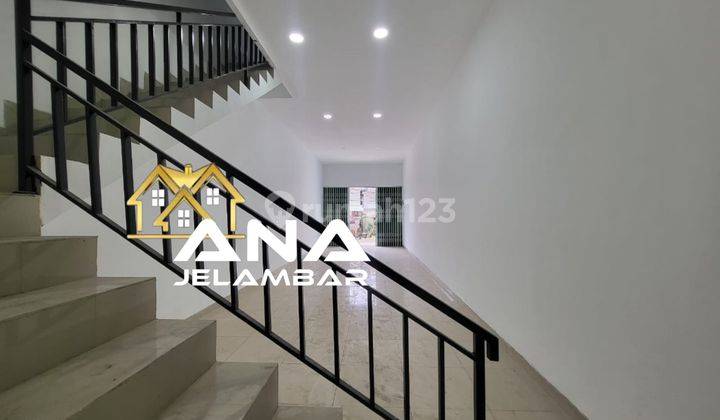 ANA RUKO BARU 4.2X21M² JALAN RAMAI KAVLING POLRI JELAMBAR 2