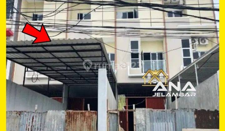 ANA GUDANG 4X33M² JALAN LEBAR RAMAI DI JELAMBAR 1