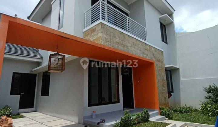 Rumah Baru cantiq  2 lt dlm Cluster Di Kemang Sari Bekasi 1