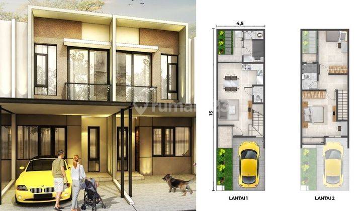 Dijual Rumah Milenial Cluster California, Pik2 1