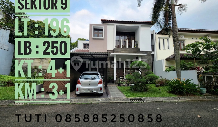 Dijual Rumah minimalis terawat bangun sendiri di sektor 9 Bintaro