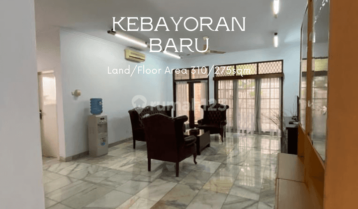 DI JUAL RUMAH DI JL LANGSAT KEBAYORAN BARU 1