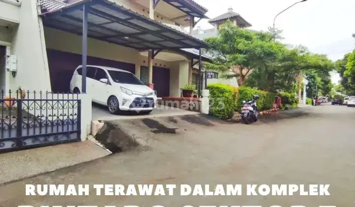 Dijual
Rumah Terawat dalam Komplek elit
dekat Menteng Bintaro Jaya sektor 7
 1