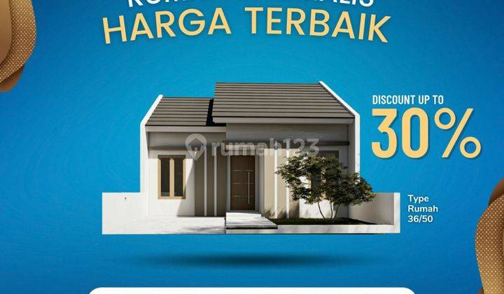 Dijual rumah murah free biaya notaris dekat kota bandung 1