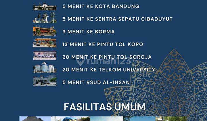 Dijual rumah murah free biaya notaris dekat kota bandung 2