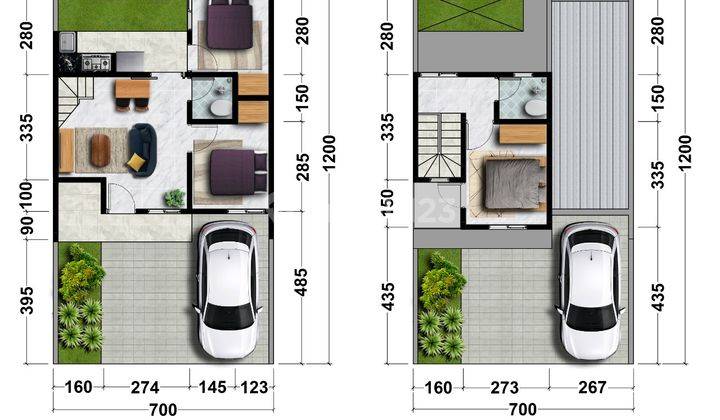 Rumah Free PPN readi stock dua lantai tiga kamar tidur best view kota semarang 2