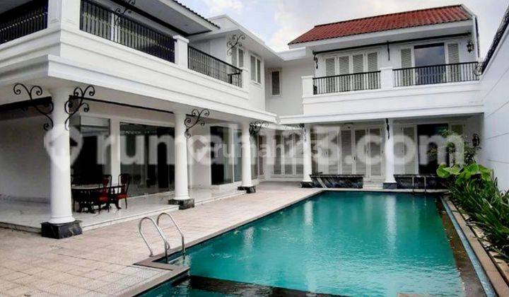 Rumah Unfurnished Baru - 5Br+2 (Lt: 1145 M² Lb: 850 M²) 40m, Kemang, Jakarta Selatan 1