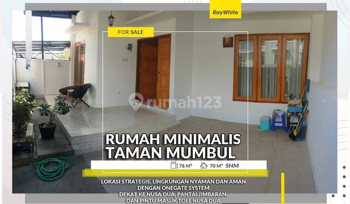 Rumah Modern Minimalist 2 Bedroom di Taman Mumbul - Jimbaran 1